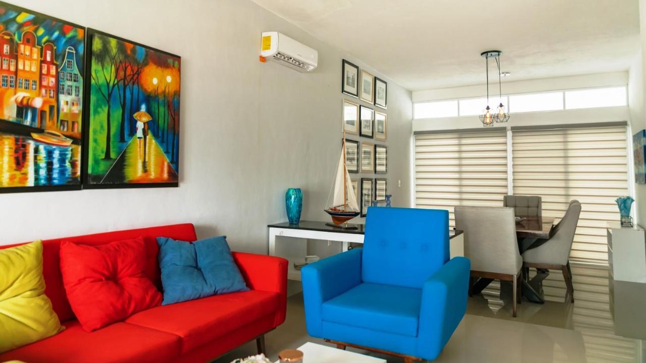 Confortable Casa En Cozumel, Condominio Con Vista Al Mar # 10 Exterior foto